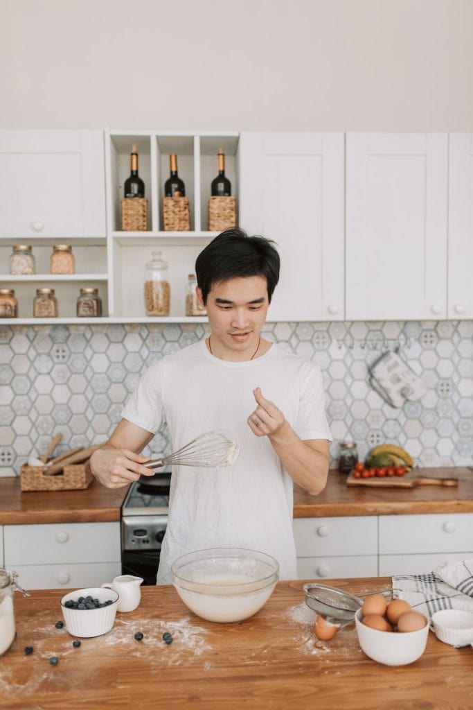 A Man Cooking in the Kitchen