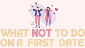 what not to do on a first date illustration
