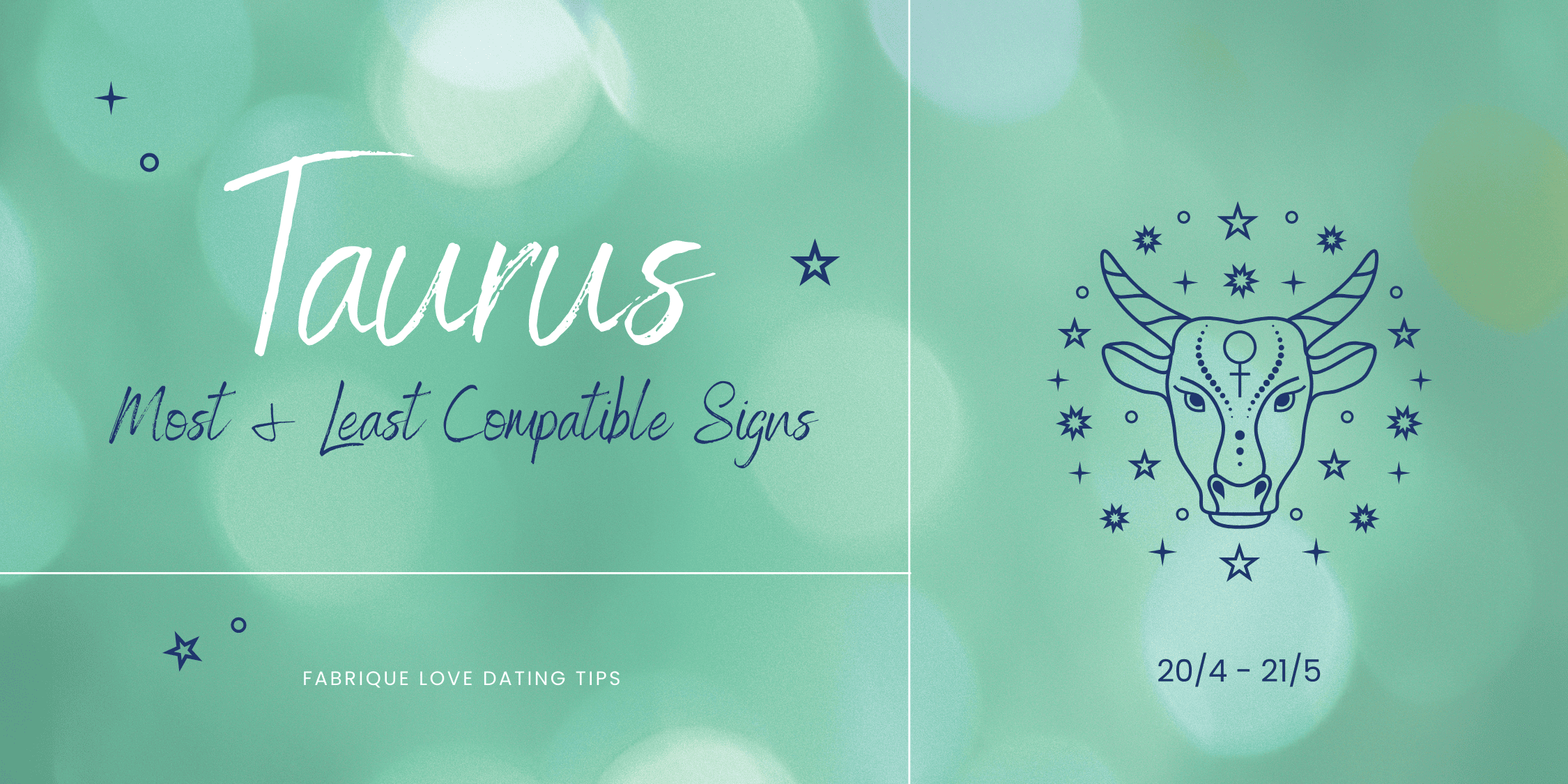 Taurus Compatibility banner