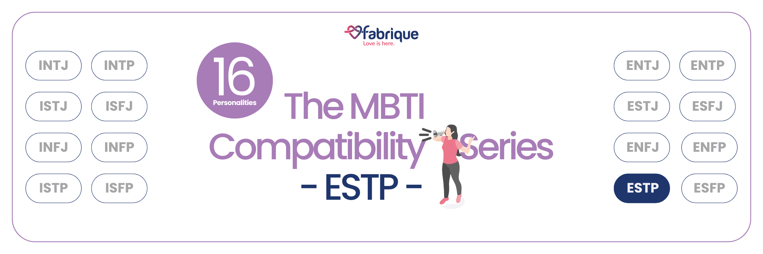 The MBTI Compatibility Series - ESTP banner